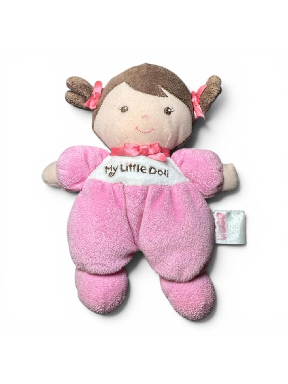 My Little Doll Plush Baby Doll Pink Soft Toy Fisher Price